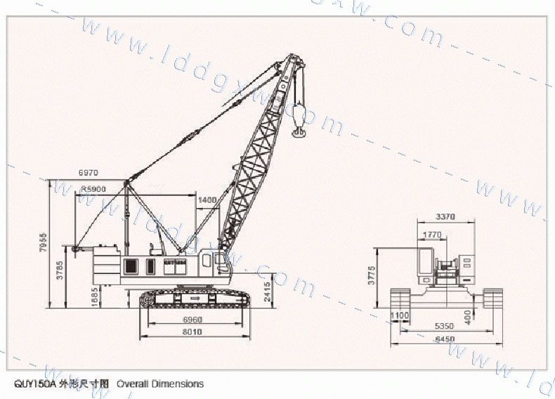 [性能参数]抚挖重工--150吨