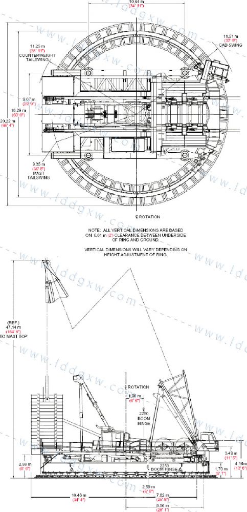 [性能参数]马尼托瓦克--1300吨