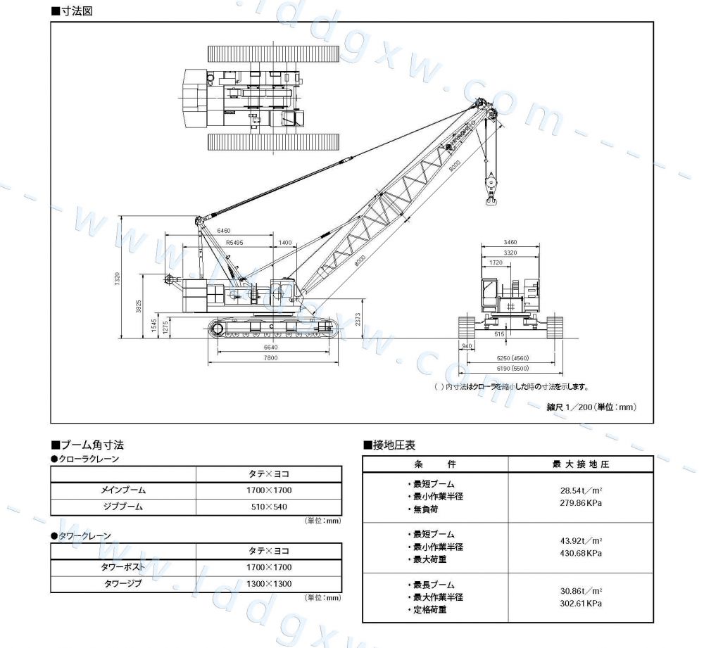[性能参数]日立住友--100吨