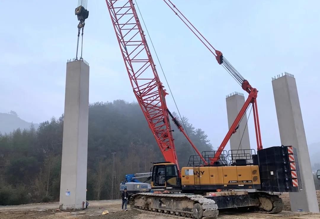厉害了！临建高速TJ01标“搭积木”建桥